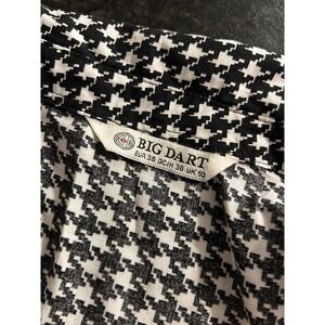 #51 Big Dart 38EU Houndstooth Printed‎ Top Size 4